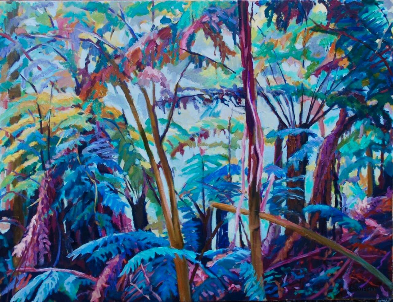 Bateman. %22Fern Whispering%22. 87 x66 