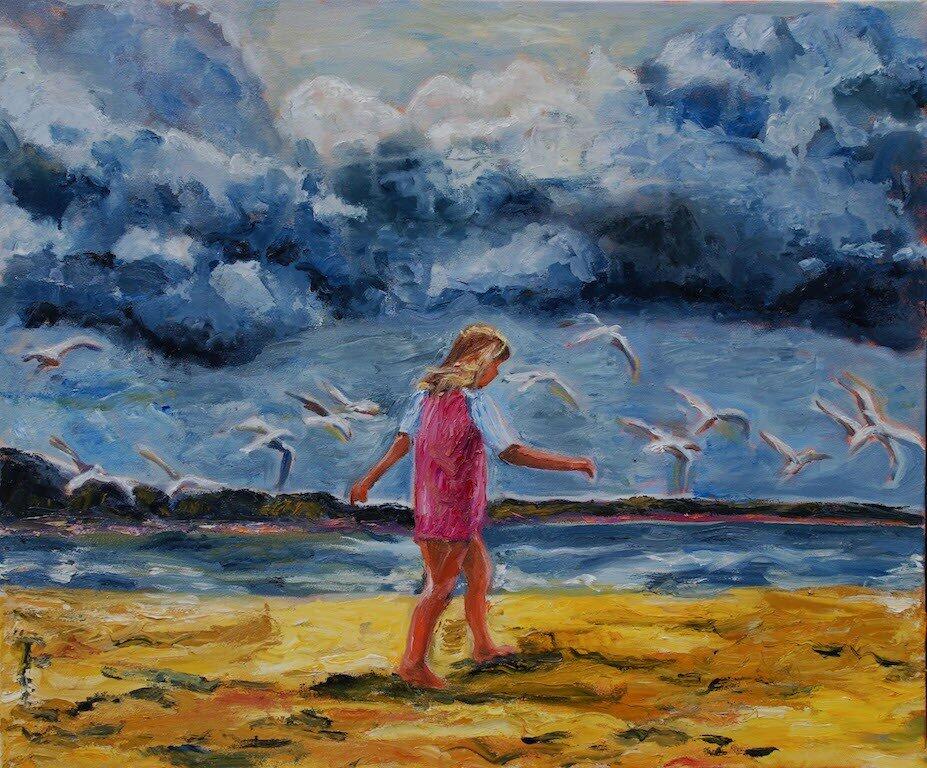 Alice with Seagulls