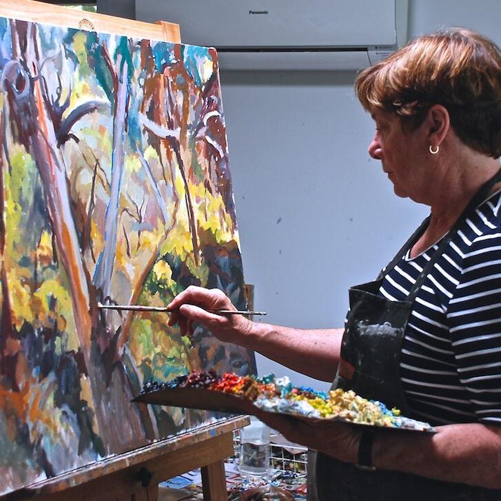 barbara-in-her-studio-painting.at-mt-waverleyjpg